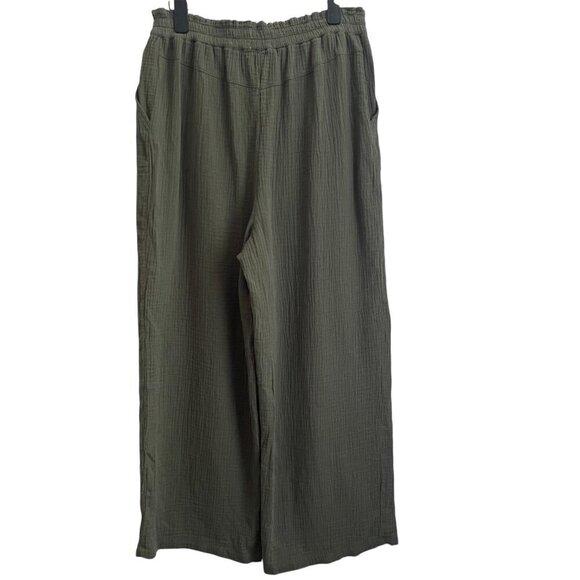 Saturday Sunday Anthropologie Women Wide Leg Pants Size M Goblincore Lounge Boho - Picture 2 of 11